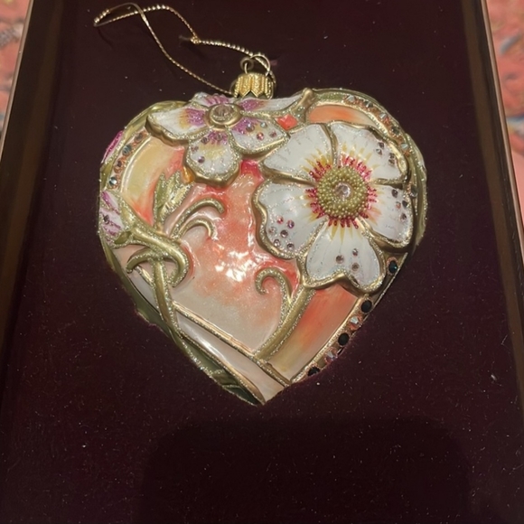 Jay Strongwater Heart ❤️ Ornament - Picture 2 of 12